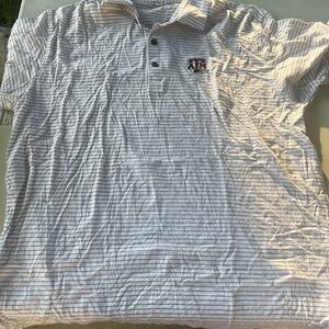 Men's Striped White Shirt